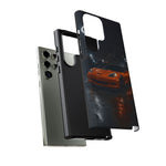 Orange C6 Neon Car Meet Tough Phone Case
