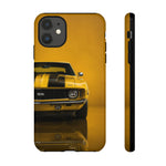Classic Camaro SS Phone Case, Yellow 69 Muscle Car Cover, Gift for Guys