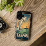 Tarpon Fishing Phone Case Saltwater Angler Tough Cover Gift