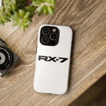 RX-7 Logo Phone Case for JDM Fans, Tough Protective Cover