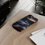 Skyline GT-R R34 White Nurburgring Speed Art Tough Phone Case