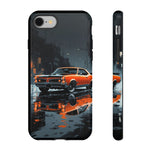 1966 GTO Orange Rainy City Tough Phone Case Cover Gift Art