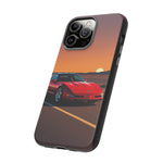 Red C4 ZR-1 King of the Hill Art Tough Phone Case