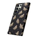 Vintage Ghost Pattern phone case | Halloween spooky stars design