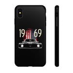 1969 Camaro SS American Flag Tough Phone Case Cover Gift Art