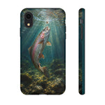 Rainbow Trout Take Phone Case Freshwater Fishing Gift for Anglers