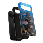 Snapper Reef Phone Case, Sunlit School Ocean Fishing Tough Cover