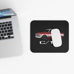 Chevy C10 Classic Pickup Mouse Pad – Red & White Retro Truck Art, Non-Slip Rubber Base
