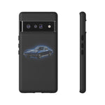 1963 Sting Ray Blue Glow Tough Phone Case Cover Gift Art