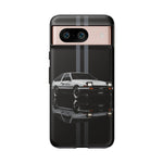 AE86 Phone Case, White 85 JDM Drift Icon Stripe Studio Cover