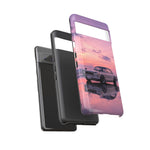 Silver Hakosuka Skyline Mirror Lake Tough Phone Case