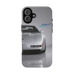 Silver C4 ZR1 Front View phone case | tough case for Vette Drivers