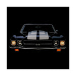 1970 Chevy Chevelle SS Poster Classic Muscle Car Wall Art Print Vintage Retro