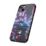 Skyline GT-R Tokyo Rain JDM Night Art Tough Phone Case