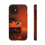 Orange C7 ZR1 Studio Front Tough Phone Case