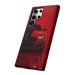 Red Mustang Art Phone Case, GT500 American Muscle Car Tough Cover