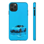 RX-7 Cyan Studio Phone Case Studio Color Match Car Art