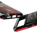RX7 Phone Case Red, Night Drift JDM Sports Car Tough Cover, Gift