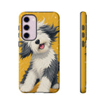 Sheepdog Hair Flip Phone Case Funny Dog Lover Gift