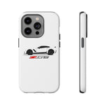 White C7 Z06 Phone Case for Chevy Vette Fans, Tough Cover