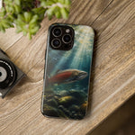 Salmon River Fishing Phone Case, Sunlit Current Cover