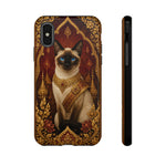 Siamese Cat Thai Royal Portrait Art Tough Phone Case