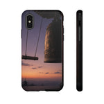 Temple Bell Sunset Phone Case Japan Zen Tough Case