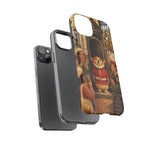 Corgi Royal Guard phone case | Cute British corgi soldier illustration