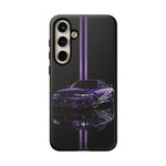 R33 Skyline Phone Case, Purple 97 JDM Sports Car Stripe Studio Cover