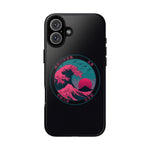 Great Dream Wave Circular Badge Vaporwave Phone Case – Japanese Aesthetic