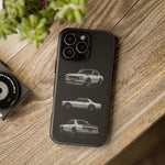 Silver Hakosuka Skyline Classic Sports Car Tough Phone Case for JDM Fans