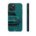 Teal Supra Phone Case, MK4 90s JDM Legend Tough Protective Cover for Men