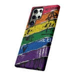 Rainbow Grunge Ripped Stripes phone case | Tough Cases