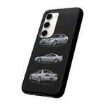 Silver Prelude Sports Coupe Tough Phone Case for JDM Fans