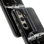 AE86 Phone Case, White 85 JDM Drift Icon Stripe Studio Cover
