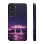Neon Fuel Station Desert Night Tough Phone Case Cover Gift