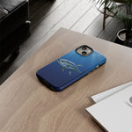Yellowfin Tuna Phone Case, Deep Blue Water Tough Cover, Gift