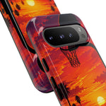 Basketball Court Sunset Phone Case | Tough Phone Case