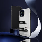 White NSX Phone Case, Retro 90s JDM Supercar Cover, Gift for Car Lovers