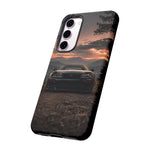 MK4 Supra Phone Case, Black JDM Sports Car Mountain Dusk Cover