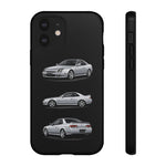 Silver Prelude Sports Coupe Tough Phone Case for JDM Fans