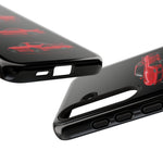 FD RX7 Phone Case Red, Three-View Vector Cover, JDM Gift