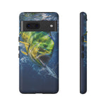 Mahi Mahi Phone Case, Saltwater Fishing Strike Tough Cover for Men