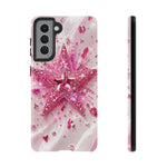 Pink Glitter Star Tough Case | Sparkle Phone Case