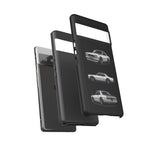 Silver Hakosuka Skyline Classic Sports Car Tough Phone Case for JDM Fans