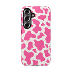 Pink Cow Print Tough Case | Phone Protective Hard cover