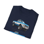 1972 Chevy K10 Pickup Truck T-Shirt | Vintage Auto Illustration Tee