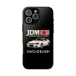 R34 Skyline GT-R JDM Rising Sun Tough Phone Case Cover Gift