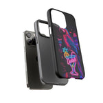 Neon Parrot Cocktails phone case | Tough Cases