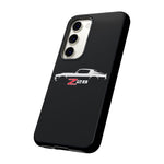1970 Camaro Z28 White Silhouette Tough Phone Case Cover Gift